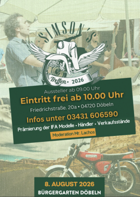 Simsontreffen und Geschäft geschlossen - 