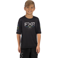 FXR Jersey ProFlex UPF 50 Black