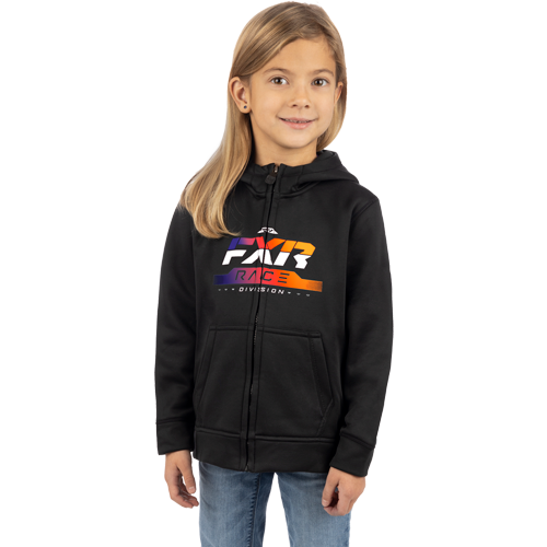 FXR Jacke Toddler Race Division Kinder Black/Anodized
