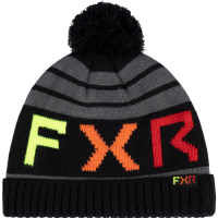 FXR Mütze Helium Kinder Black/Inferno