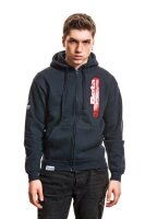Beta Hoodie Paddock Blue Red Stripe